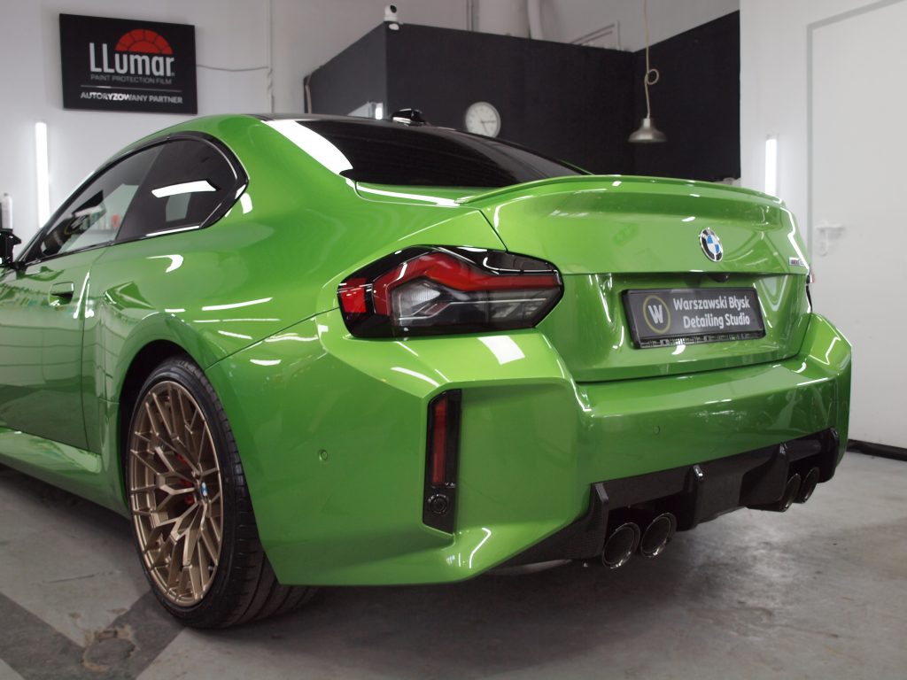 BMW M2 po oklejeniu folią PPF