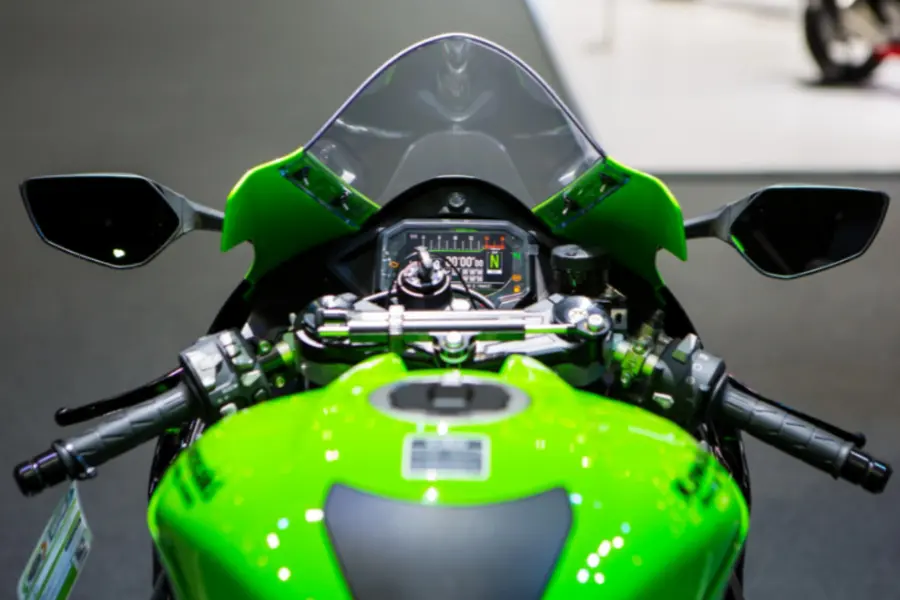 Motocykl po wykonanym detailingu